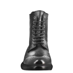 Anfibi Candy Da Uomo In Pelle Lavata Colore Nero