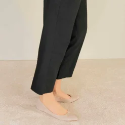 Ballerina Raffinata Da Donna In Pelle Scamosciata Colore Rosa