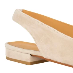 Ballerina Slingback Da Donna In Pelle Scamosciata Colore Rosa