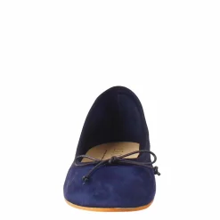 Ballerine Leggere Da Donna Color Blu In Camoscio Sfoderate