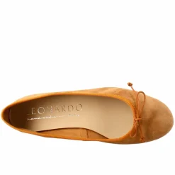 Ballerine Leggere Da Donna Color Marrone In Camoscio Sfoderate