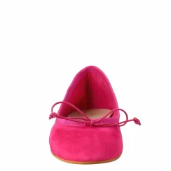 Ballerine Leggere Da Donna Color Fuxia In Camoscio Sfoderate