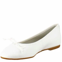 Ballerine Leggere Da Donna Color Bianco In Pelle Liscia