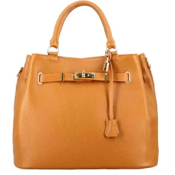 Borsa A Mano Frida In Pelle Con Tracolla Rimovibile Colore Marrone