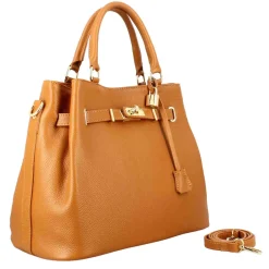 Borsa A Mano Frida In Pelle Con Tracolla Rimovibile Colore Marrone