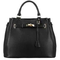 Borsa A Mano Frida In Pelle Con Tracolla Rimovibile Colore Nero