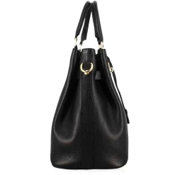 Borsa A Mano Frida In Pelle Con Tracolla Rimovibile Colore Nero