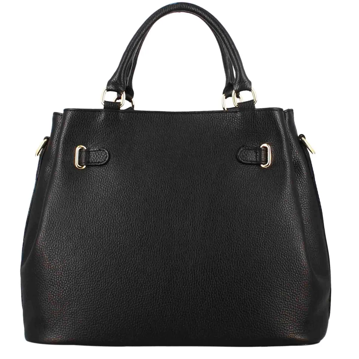 Borsa A Mano Frida In Pelle Con Tracolla Rimovibile Colore Nero
