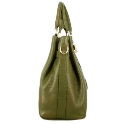 Borsa A Mano Frida In Pelle Con Tracolla Rimovibile Colore Verde