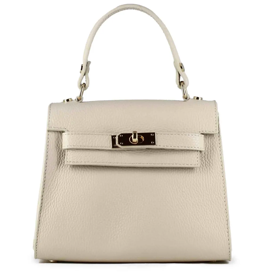 Borsa A Mano Lady K Da Donna In Pelle Colore Beige