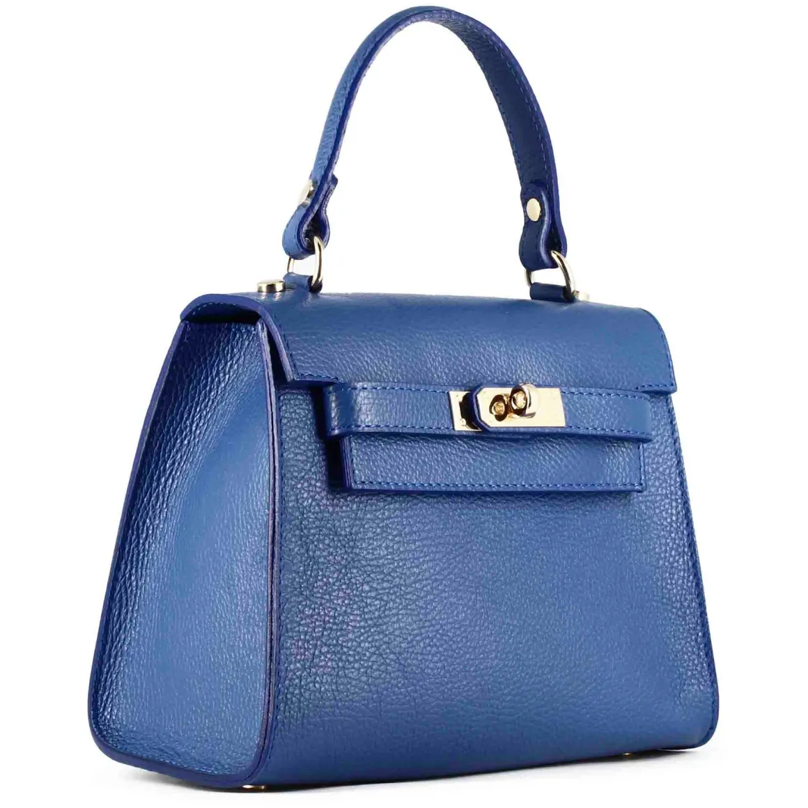 Borsa A Mano Lady K Da Donna In Pelle Colore Blu