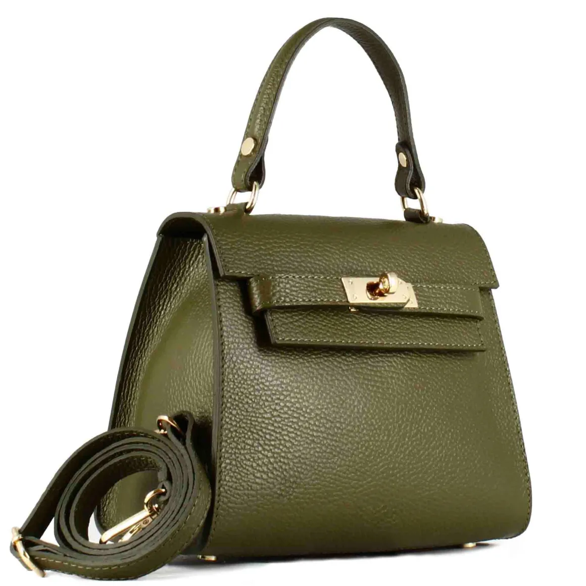 Borsa A Mano Lady K Da Donna In Pelle Colore Verde