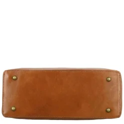 Borsa A Mano Tulia Bauletto Da Donna In Pelle Colore Marrone
