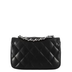 Borsetta Vanity A Tracolla In Pelle Trapuntata Colore Nero