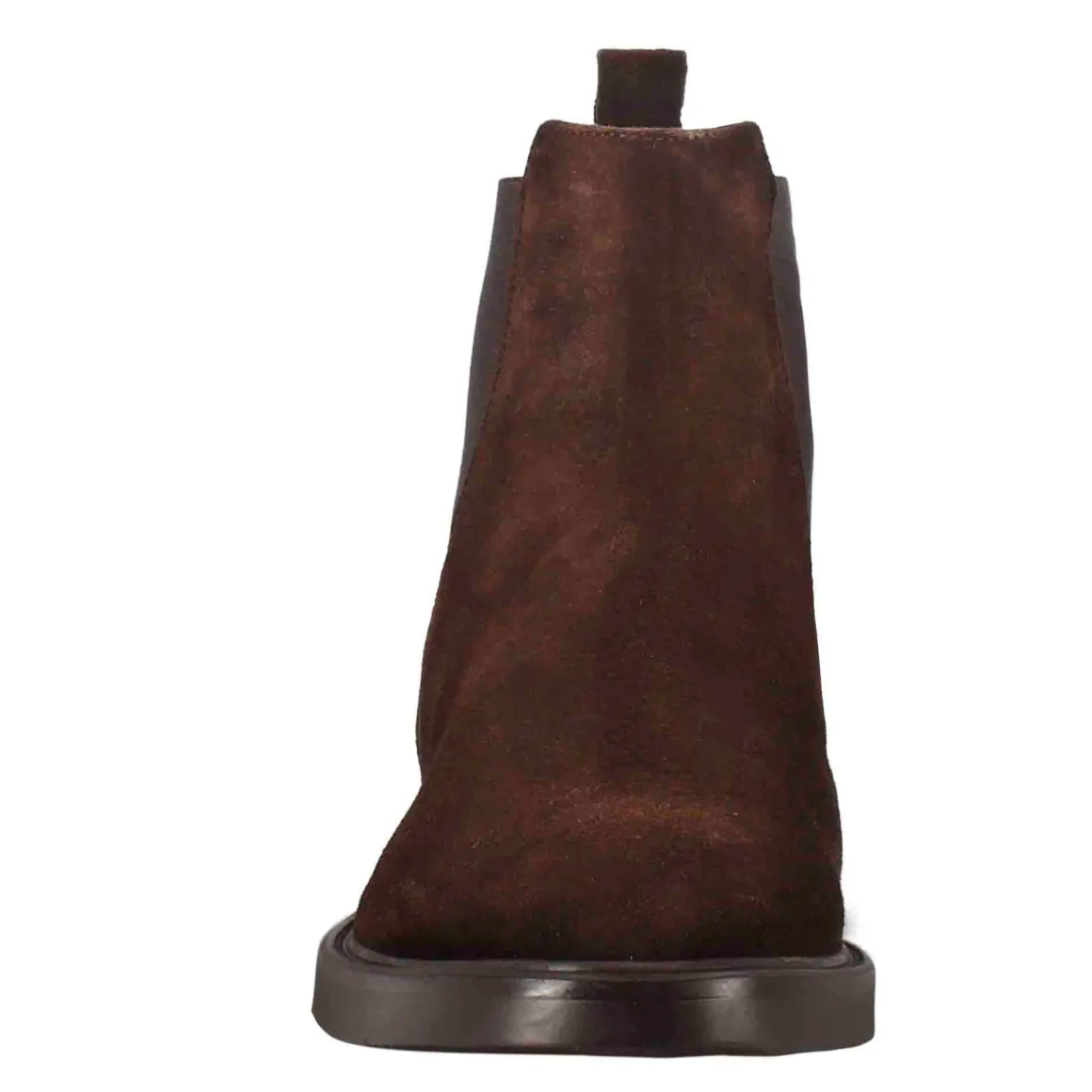 Chelsea Boot Da Uomo In Pelle Scamosciata Colore Marrone Scuro