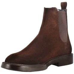 Chelsea Boot Da Uomo In Pelle Scamosciata Colore Marrone Scuro