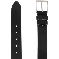 Cintura Da Uomo In Pelle Pieno Fiore Colore Nero