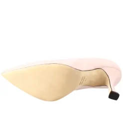 Décolleté Da Donna In Pelle Verniciata Colore Rosa A Punta