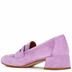 Décolleté Classica Da Donna In Pelle Scamosciata Colore Viola