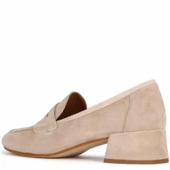 Décolleté Classica Da Donna In Pelle Scamosciata Colore Cipria