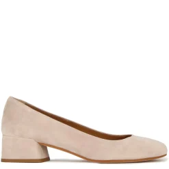 Décolleté Classica Da Donna In Pelle Scamosciata Colore Rosa