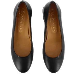 Décolleté Classica Da Donna In Pelle Liscia Colore Nero