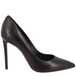 Décolleté Con Tacco Alto Eleganti Da Donna Fatte A Mano In Pelle Nera