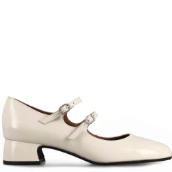 Décolleté Mary Jane In Pelle Verniciata Colore Bianco