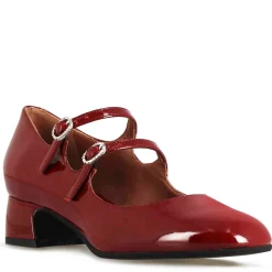 Décolleté Mary Jane In Pelle Verniciata Colore Bordeaux