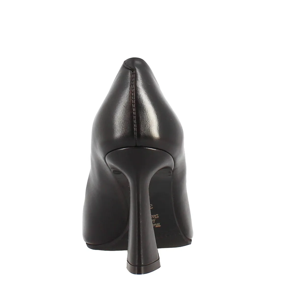 Décolleté Tacco Alto In Pelle Vienna Colore Nero