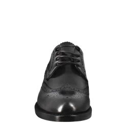 Derby Da Donna Con Effetto Brogue In Pelle Colore Nero