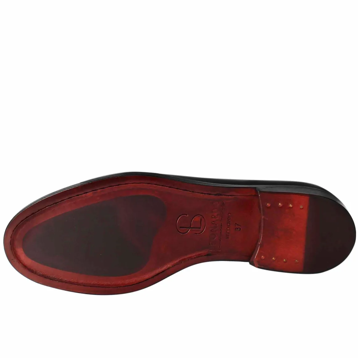 Derby Da Donna Liscio In Pelle Colore Nero