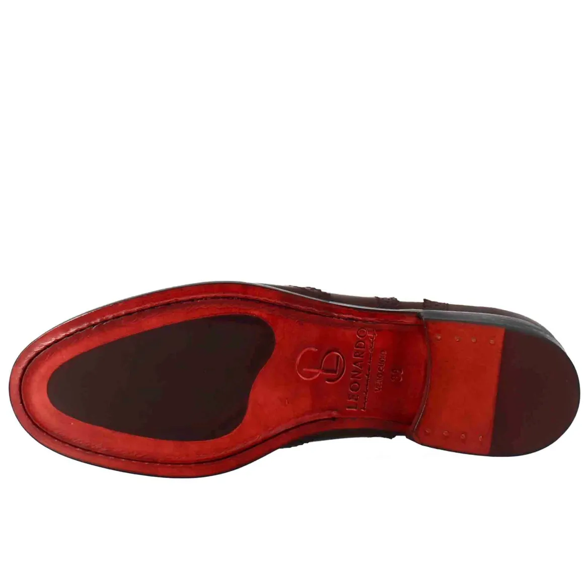 Francesina Da Donna Con Dettagli Brogue In Pelle Marrone Scuro