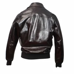 Giacca Bomber Leo Da Uomo Fatta A Mano In Pelle Marrone