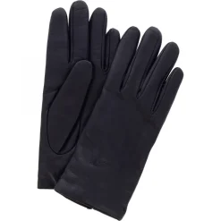 Guanti Classici Da Donna Fatti A Mano In Nappa Blu Scuro