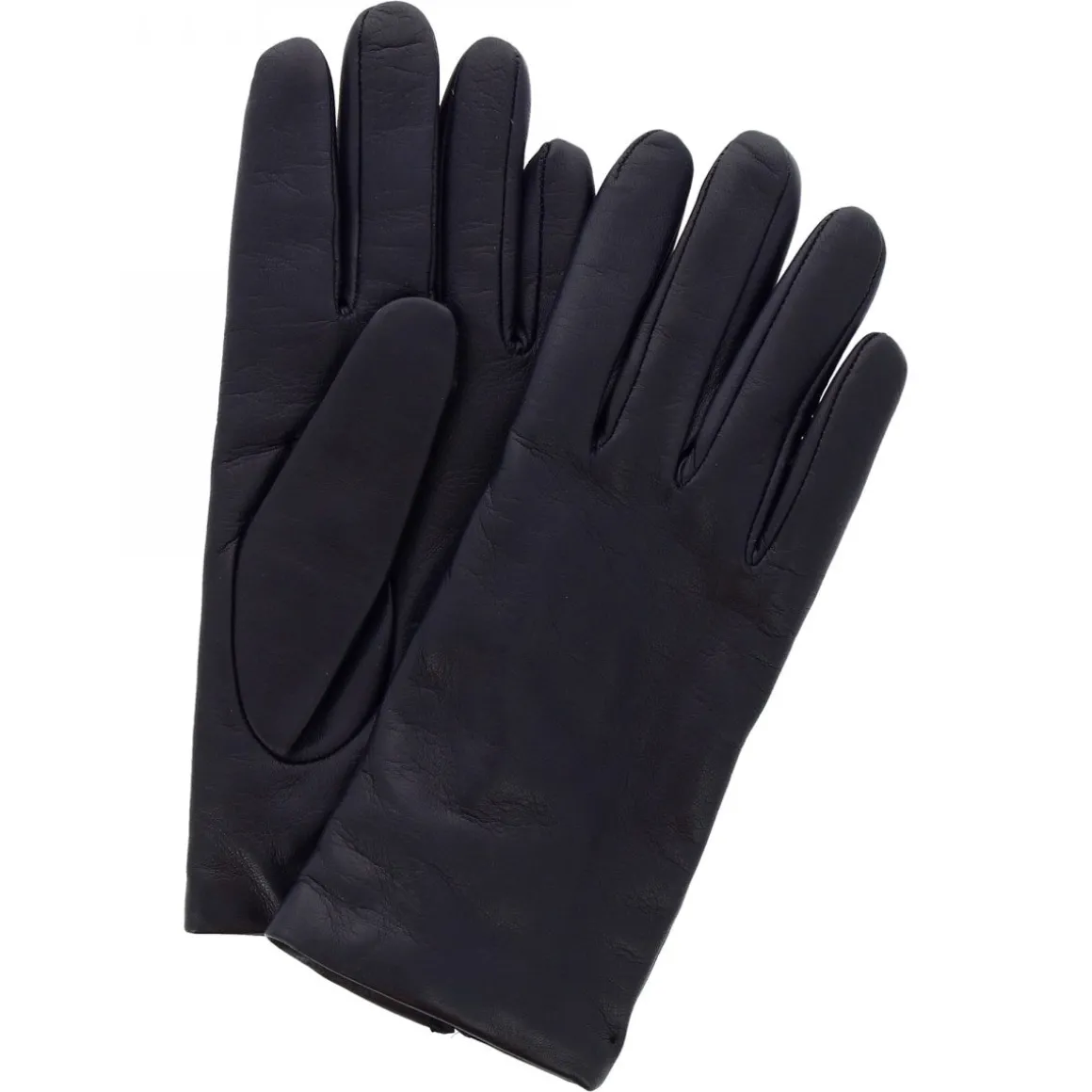 Guanti Classici Da Donna Fatti A Mano In Nappa Blu Scuro
