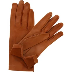 Guanti Classici Da Donna Fatti A Mano In Nappa Marrone