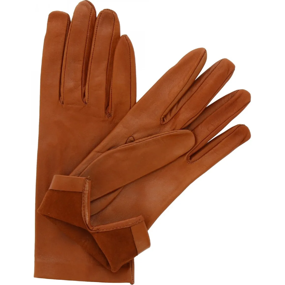 Guanti Classici Da Donna Fatti A Mano In Nappa Marrone