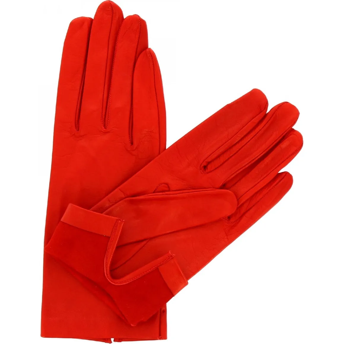 Guanti Classici Da Donna Fatti A Mano In Nappa Rossa