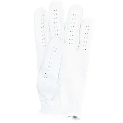 Guanti Da Golf In Vera Pelle Colore Bianco