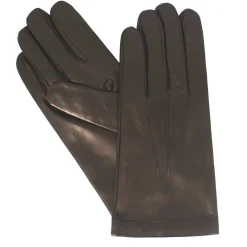 Guanti Da Uomo Fatti A Mano In Nappa Colore Marrone Foderati In Cashmere