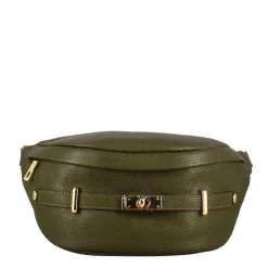 Marsupio Da Donna Casual In Pelle In Più Colori Con Dettagli In Metallo Oro