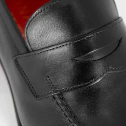 Mocassino Classico Da Uomo In Pelle Colore Nero
