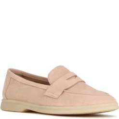 Mocassino Da Donna Classico In Pelle Scamosciata Colore Rosa