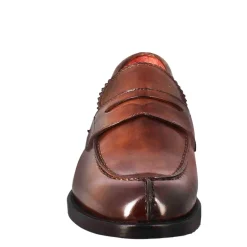 Mocassino Da Donna Con Bocca Di Leone In Pelle Marrone