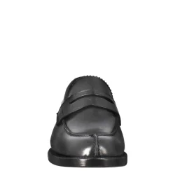 Mocassino Da Donna Con Bocca Di Leone In Pelle Nero