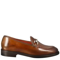Mocassino Da Donna In Pelle Colore Marrone Con Fibbia