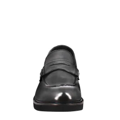 Mocassino Da Donna Paupa In Pelle Lavata Colore Nero