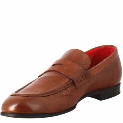 Mocassino Marrone Brandy Elegante Da Uomo In Pelle