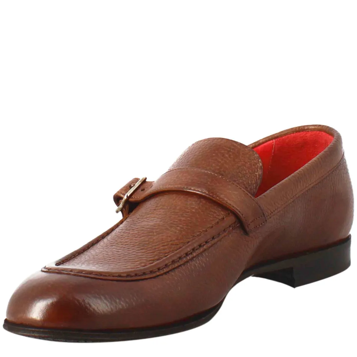 Mocassino Marrone Elegante Da Uomo In Pelle